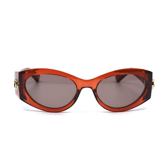 GUCCI GG1401S 003 BURGUNDY BROWN WOMEN'S AUTHENTIC SUNGLASSES - Picture 2 of 10